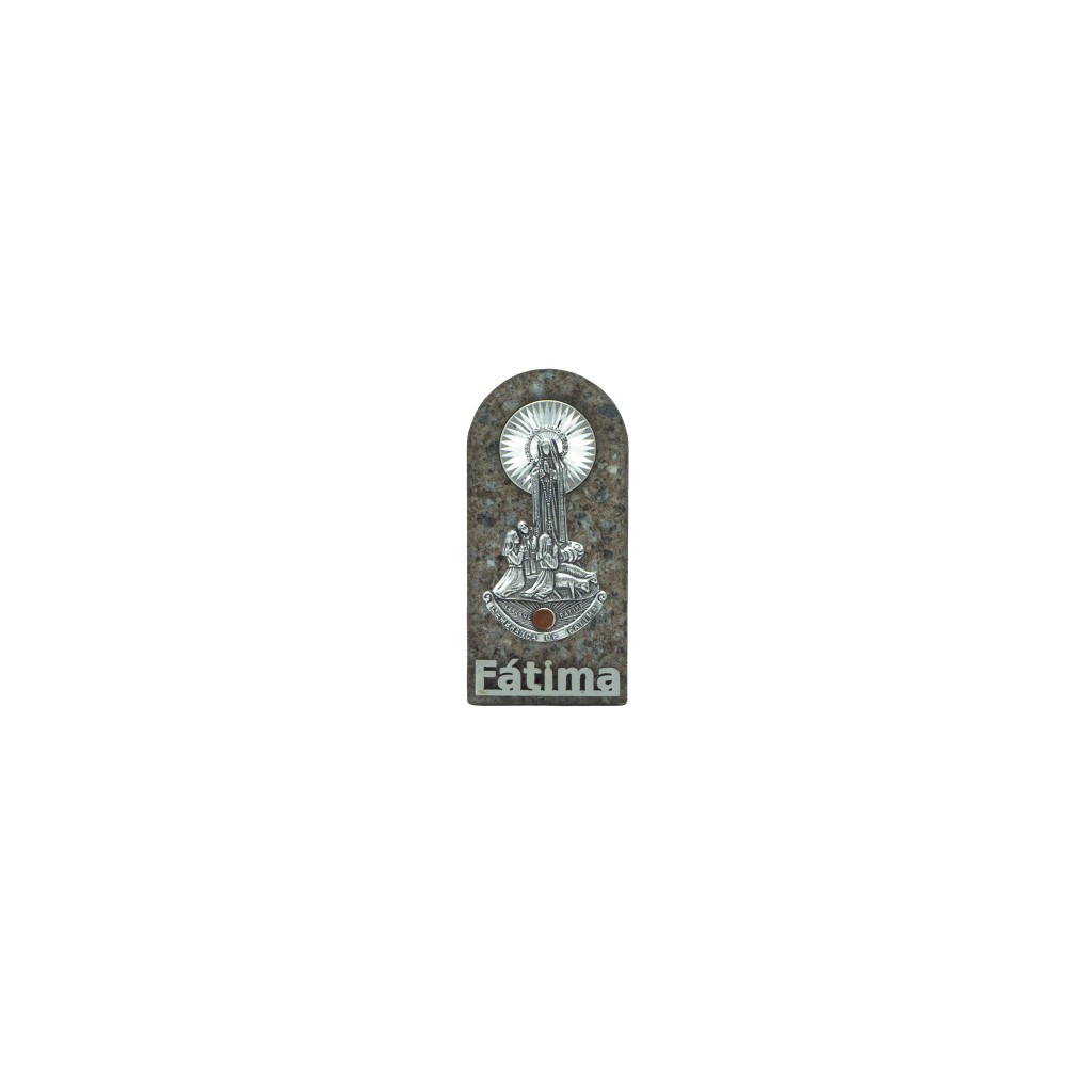 Placa de Madeira C/ Aparição Metal 9cm