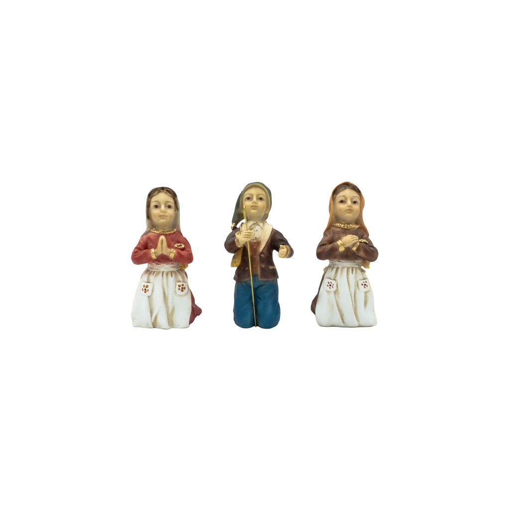 Trio de Pastorinhos Ajoelhados Marfinite 15cm