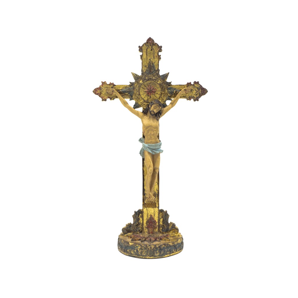 Crucifixo Pintura Velha