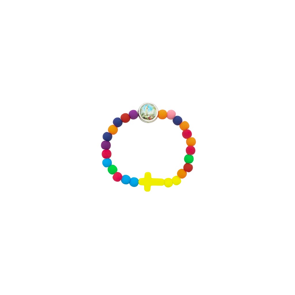 Pulseira de Criança Multicolor C/ Aparição Fátima