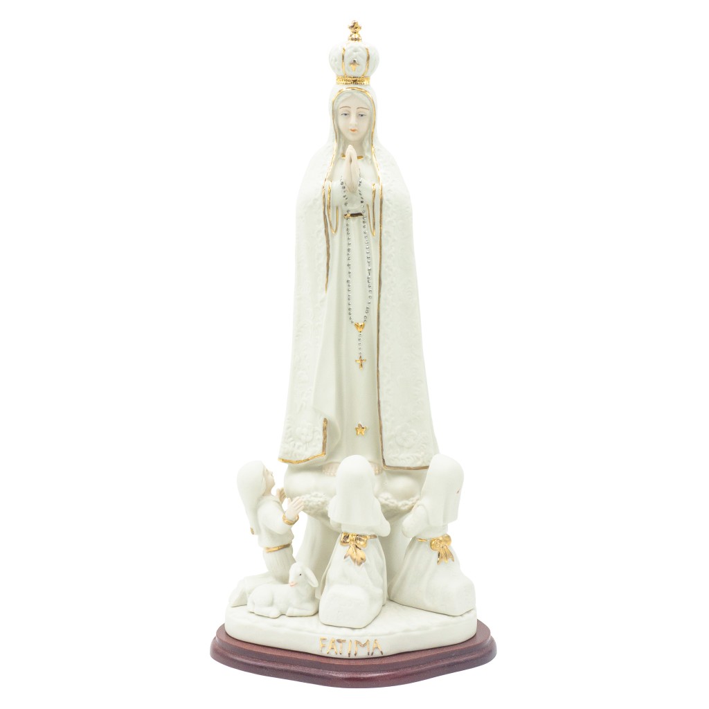 Aparição de Fátima Porcelana 40cm