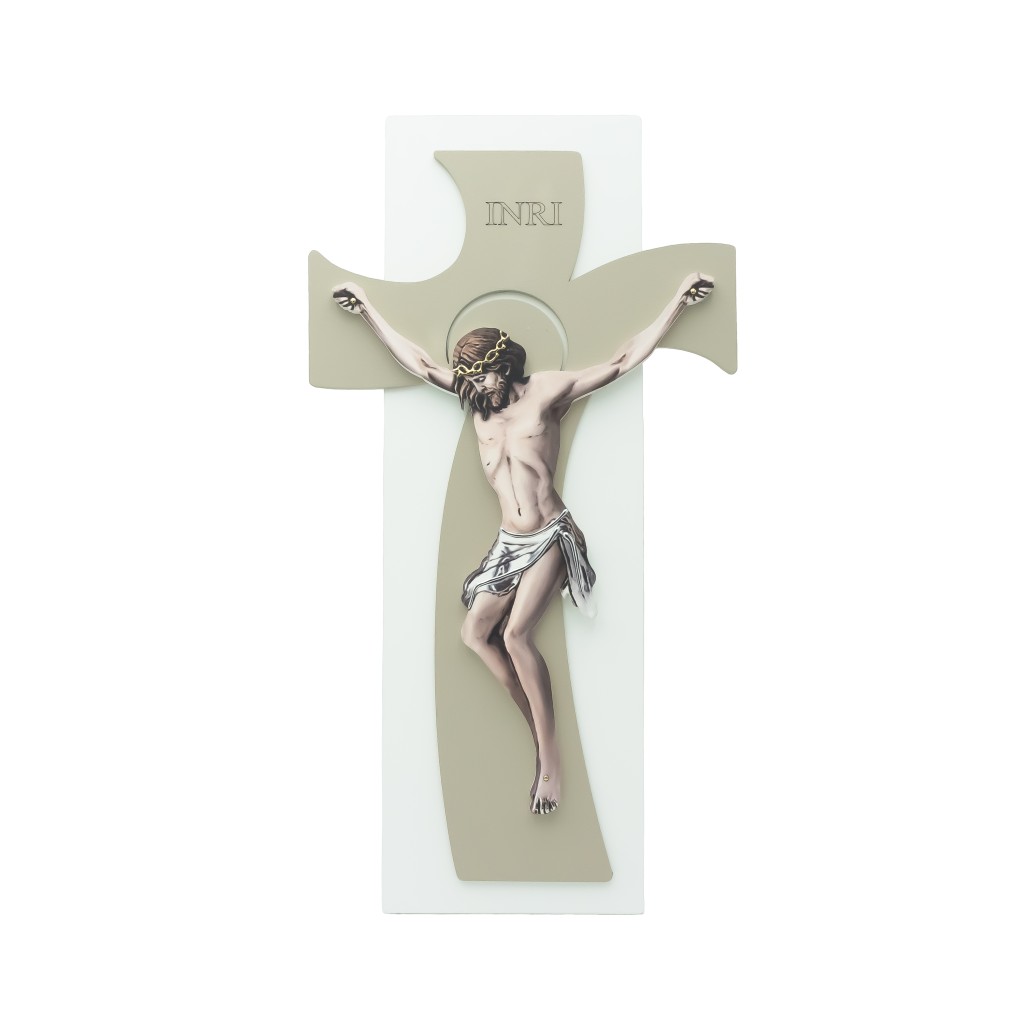 Cruz C/ Cristo Pendurar / Pousar 22.5x42cm