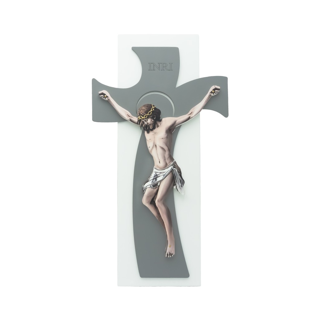 Cruz C/ Cristo Pendurar / Pousar 22.5x42cm